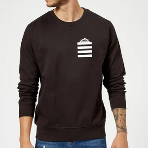 Looney Tunes Taz Stripes Pocket Print Sweatshirt - Black