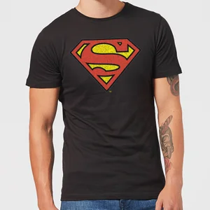 Originals Official Superman Crackle Logo Men's T-Shirt - Black