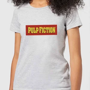 Pulp Fiction Logo Damen T-Shirt - Grau