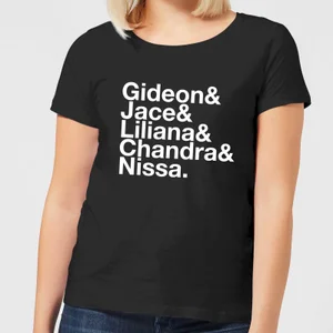 Magic The Gathering Names Women's T-Shirt - Black