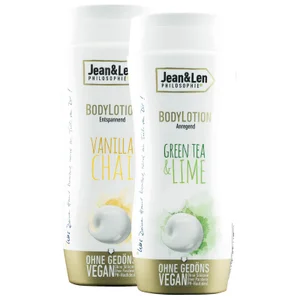 Jean&Len Bodylotion anregend Green Tea & Lime / Vanilla Chai
