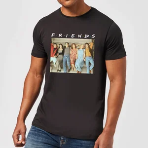 Friends Retro Character Shot Herren T-Shirt - Schwarz