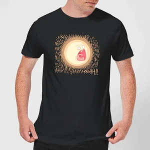 Rick and Morty Screaming Sun Men's T-Shirt - Black