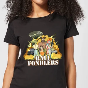 Rick and Morty Ball Fondlers Damen T-Shirt - Schwarz