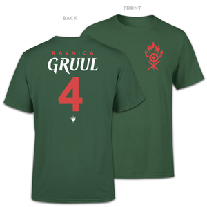 Magic The Gathering Gruul Sports T-Shirt - Donkergroen