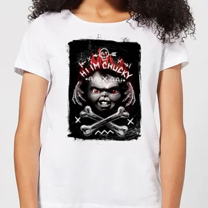 Chucky Hi I'm Chucky Dames T-shirt - Wit