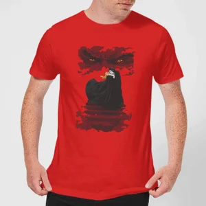 Universal Monsters Dracula Illustrated Men's T-Shirt - Red