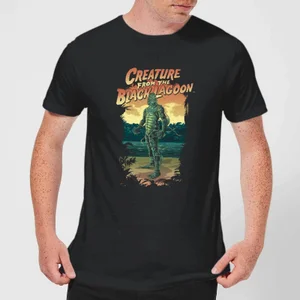 Universal Monsters Der Schrecken Vom Amazonas Illustrated Herren T-Shirt - Schwarz