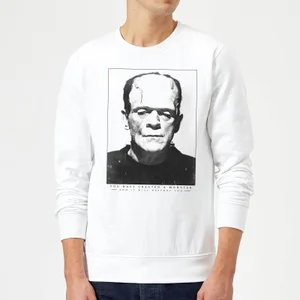 Universal Monsters Frankenstein Portrait Pullover - Weiß