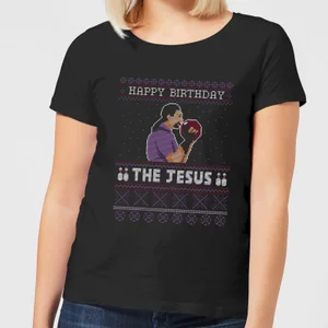 The Big Lebowski Happy Birthday The Jesus Damen T-Shirt - Schwarz