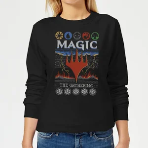 Magic: The Gathering Colours Of Magic Knit Dames kersttrui - zwart