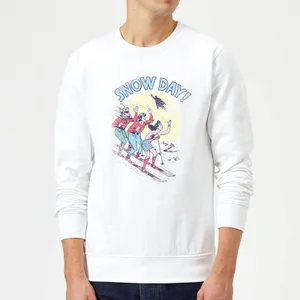 DC Snow Day! Christmas Jumper - White