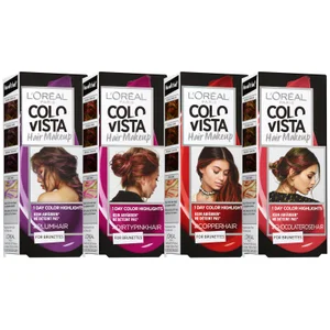 L’Oréal Paris ColorVista Hair Make-up (dirtypink, Plum, Copper, Chocolate Rose)