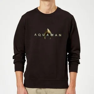 Aquaman Title trui - Zwart