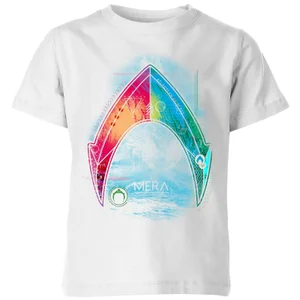 Aquaman Mera Beach Symbol Kids' T-Shirt - White