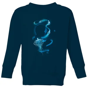 Fantastic Beasts Newt Silhouette Kids' Sweatshirt - Navy