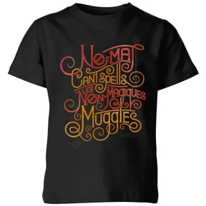 Fantastic Beasts No-Maj Kids' T-Shirt - Black
