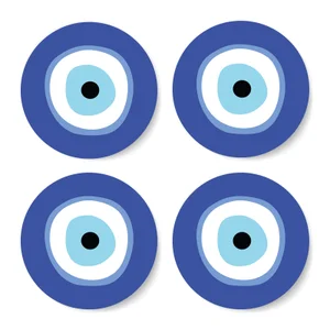 Evil Eye Coaster Set