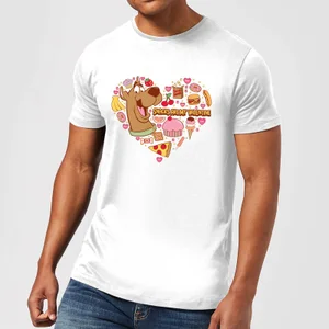 Scooby Doo Snacks Are My Valentine Men's T-Shirt - White