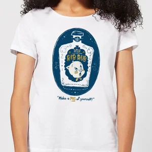 Looney Tunes ACME Rib Rub Women's T-Shirt - White