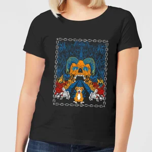 Mr Pickles Retro Print Women's T-Shirt - Black