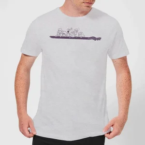 Scooby Doo Those Meddling Kids Retro Men's T-Shirt - Grey