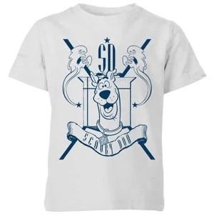 Scooby Doo Coat Of Arms Kids' T-Shirt - Grey