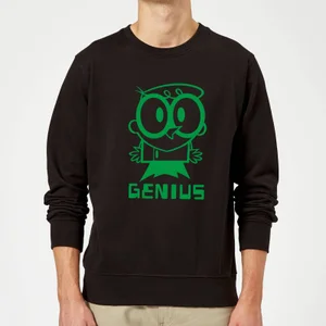 Dexters Lab Green Genius Sweatshirt - Black