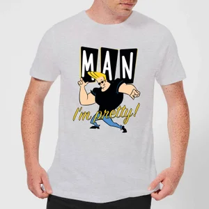 Johnny Bravo Man I'm Pretty Men's T-Shirt - Grey
