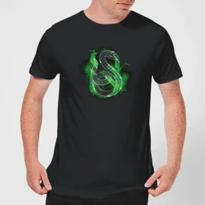 Harry Potter Slytherin Geometric Men's T-Shirt - Black