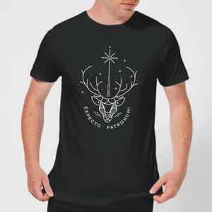 Harry Potter Expecto Patronum Men's T-Shirt - Black