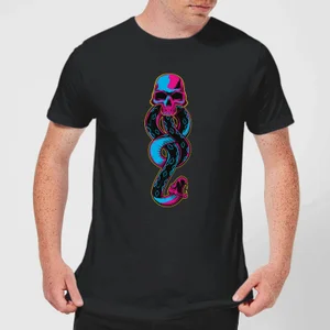 Harry Potter Dark Mark Neon Men's T-Shirt - Black