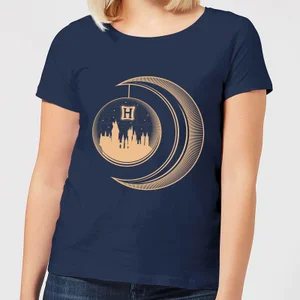 Harry Potter Globe Moon dames t-shirt - Navy