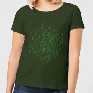 Harry Potter Morsmordre Dark Mark dames t-shirt - Donkergroen