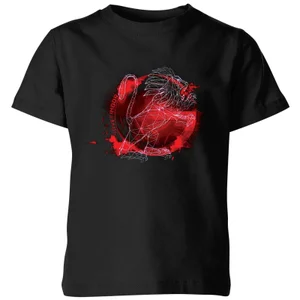 Harry Potter Gryffindor Geometric Kids' T-Shirt - Black