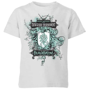 Harry Potter Triwizard Tournament Beauxbatons kinder t-shirt - Grijs