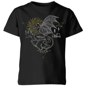 Harry Potter Thestral Kids' T-Shirt - Black