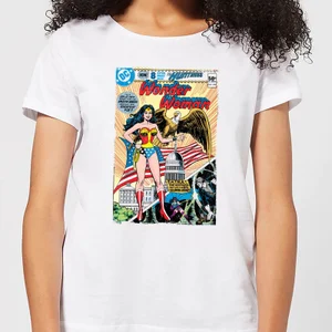 Justice League Wonder Woman Cover Women's T-Shirt - White