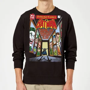Batman The Dark Knight's Rogues Gallery Cover Sweatshirt - Black