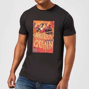 Batman Harley Quinn Cover Men's T-Shirt - Black