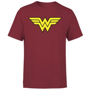 Justice League Wonder Woman Logo Men's T-Shirt - Burgundy
