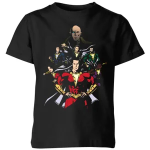 Shazam Team Up Kids' T-Shirt - Black