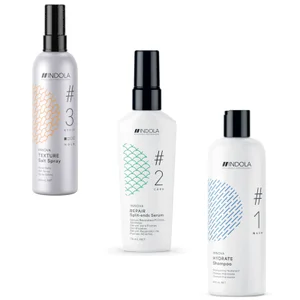 INDOLA Innova Hydrate Shampoo / Repair Split−Ends Serum / Salt Spray