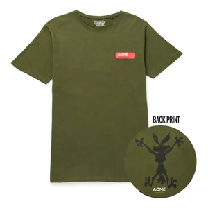 Looney Tunes ACME Capsule Wile E. Coyote Silhouette T-Shirt - Dunkelgrün