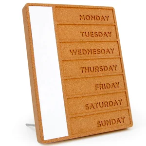 Korkbrett Wochenplanner
