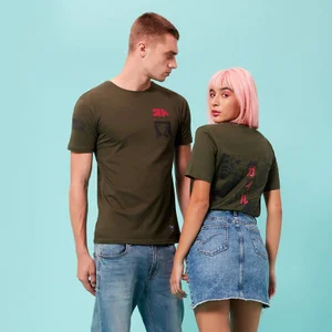 Street Fighter Arcade Guile Unisex T-Shirt - Forest Green