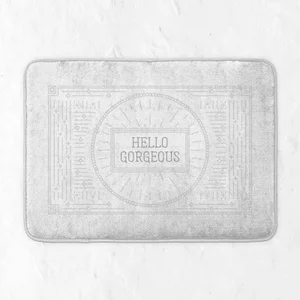 Hello Gorgeous Bath Mat