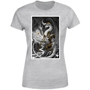 Magic The Gathering Bolas Poster Art Women's T-Shirt - Grey