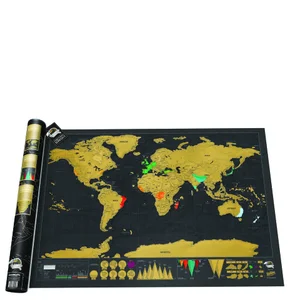 LARGE DELUXE SCRATCH MAP
