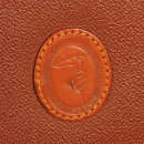 Trussardi Vintage Leather Trim Portfolio Bag